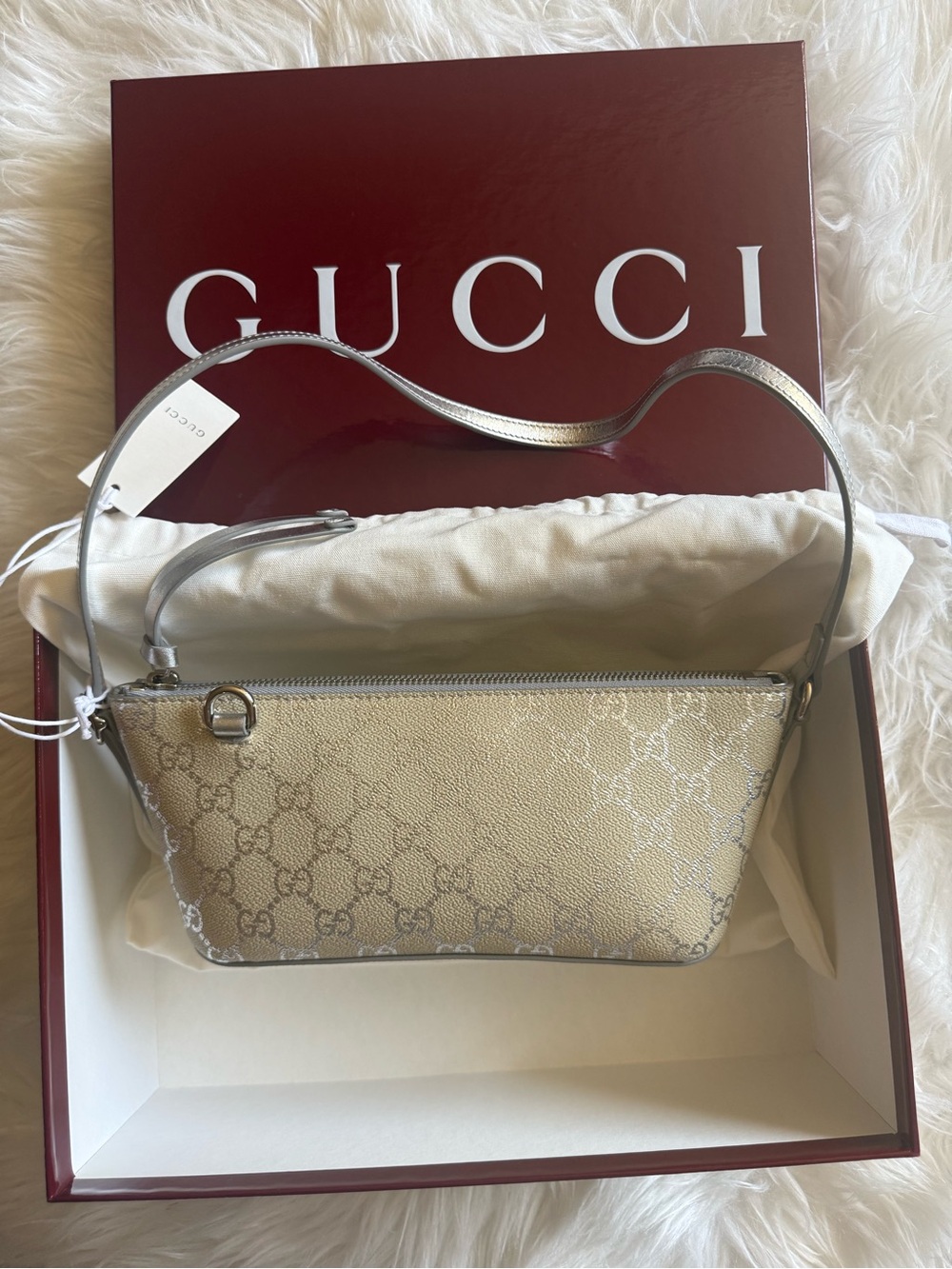Gucci GG Emblem Small Shoulder Bag